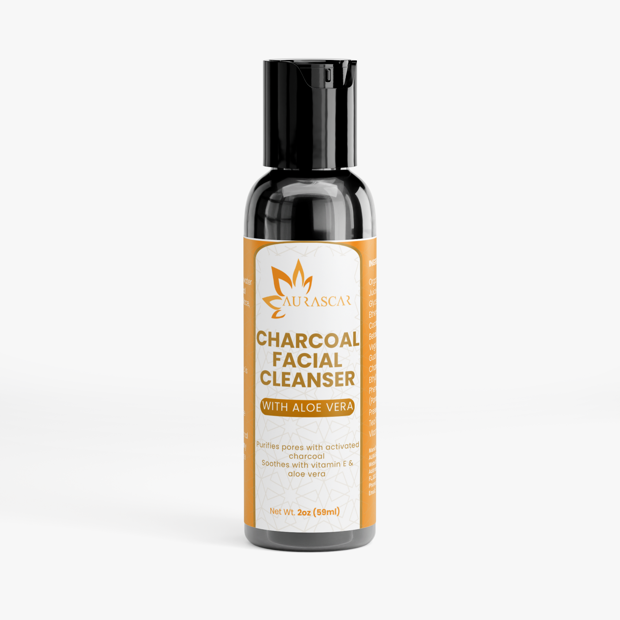 Aurascar Charcoal Facial Cleanser